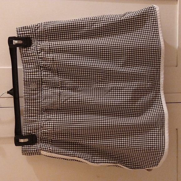 T by Talbot's black/white checked active skirt Sz MP - Picture 6 of 10